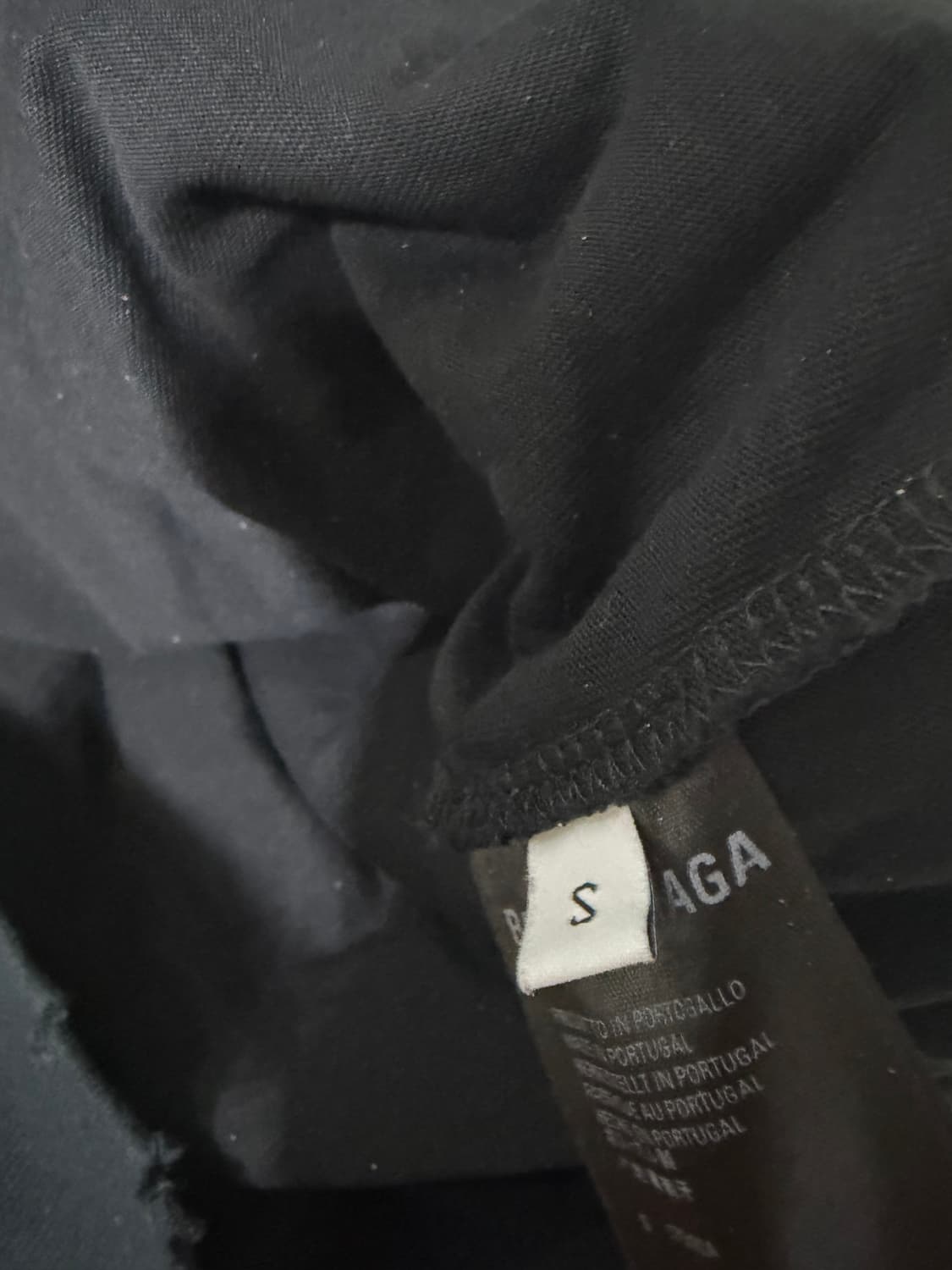 발렌시아가 캡 디스트로이드 후드 블랙 S 상품이미지6