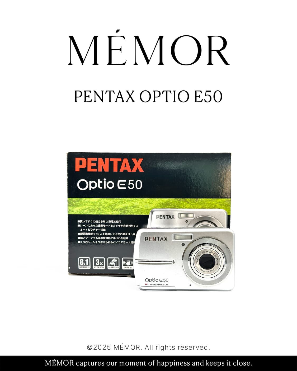 입문자 추천/AA배터리 사용💗PENTAX OPTIO E50 펜탁스 디카 상품이미지6