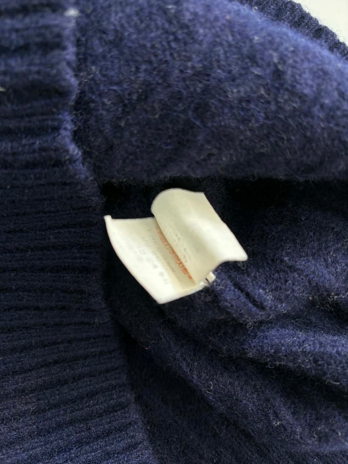 [105] 폴로 랄프로렌 셰틀랜드 울 네이비 크루넥 니트 스웨터 상품이미지4