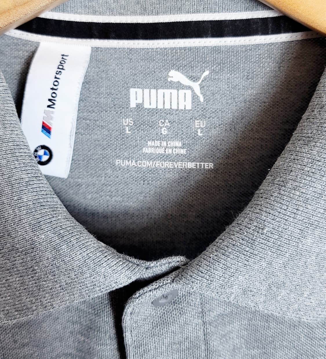 푸마 x BMW M모터스 콜라보 반팔 PK티셔츠 판매 상품이미지6