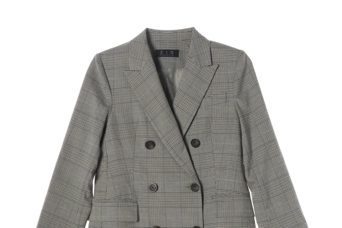 지오송지오 글렌체크 더블 자켓 55 상품이미지3