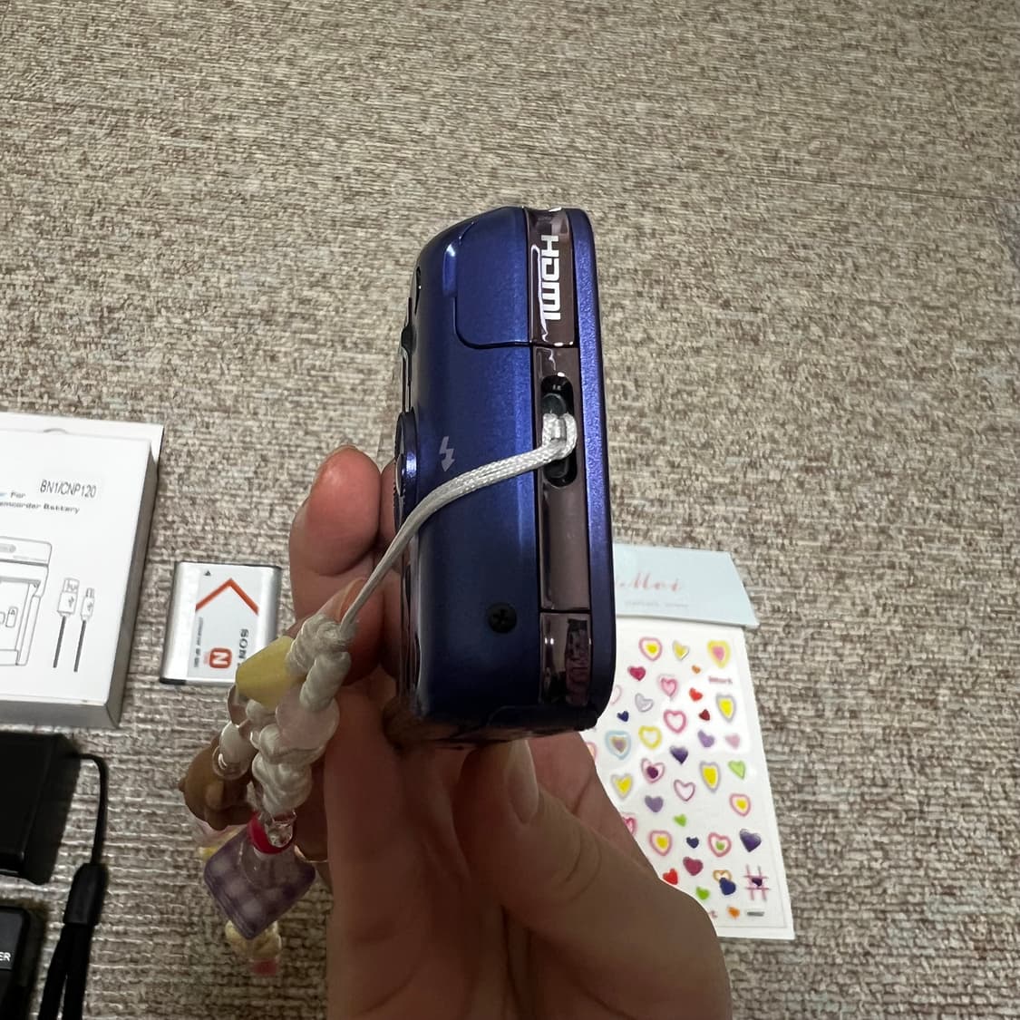 (상태좋음)Sony 사이버샷 DSC-WX7 퍼플💜 상품이미지3