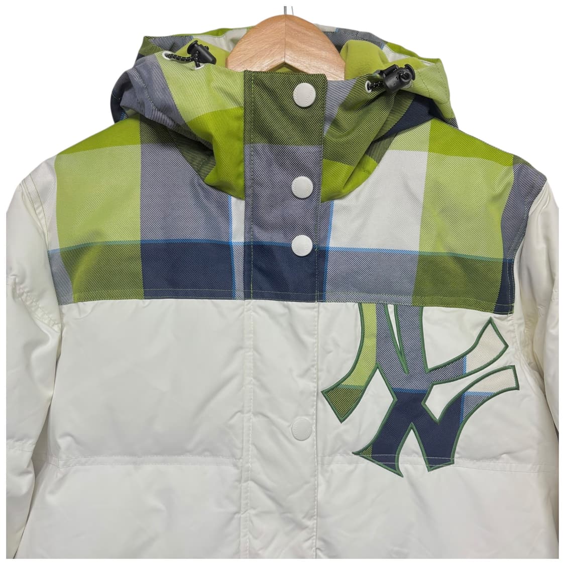 3715 MLB 아이보리 양키스 오리털 덕다운 패딩 상품이미지2