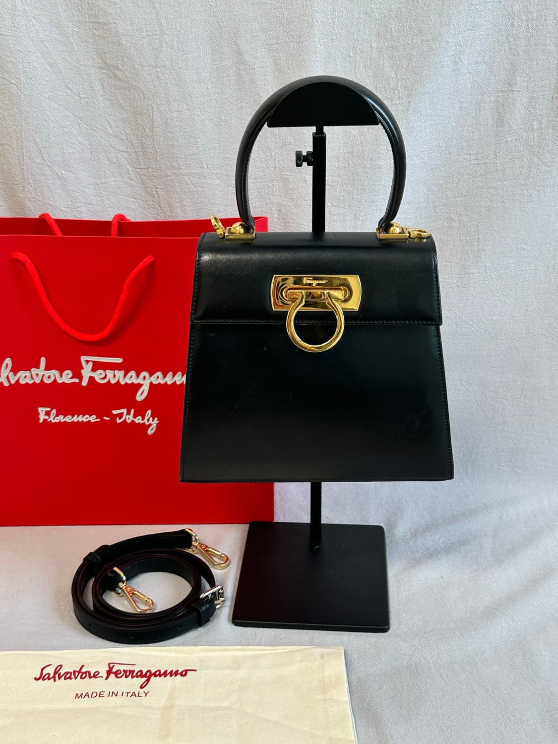 페라가모 간치니 켈리백 토트백 크로스백 차정원백 상품이미지6