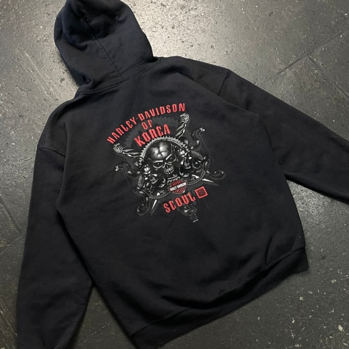 100 할리데이비슨 서울 후드티 상품이미지5