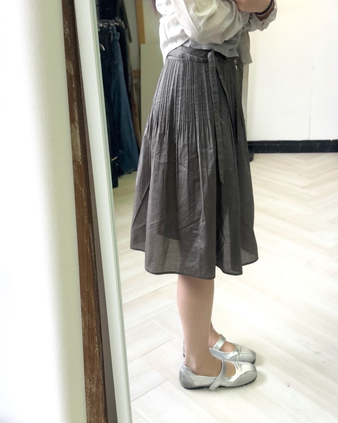 [KUMIKYOKU] pleats formal skirt 상품이미지2