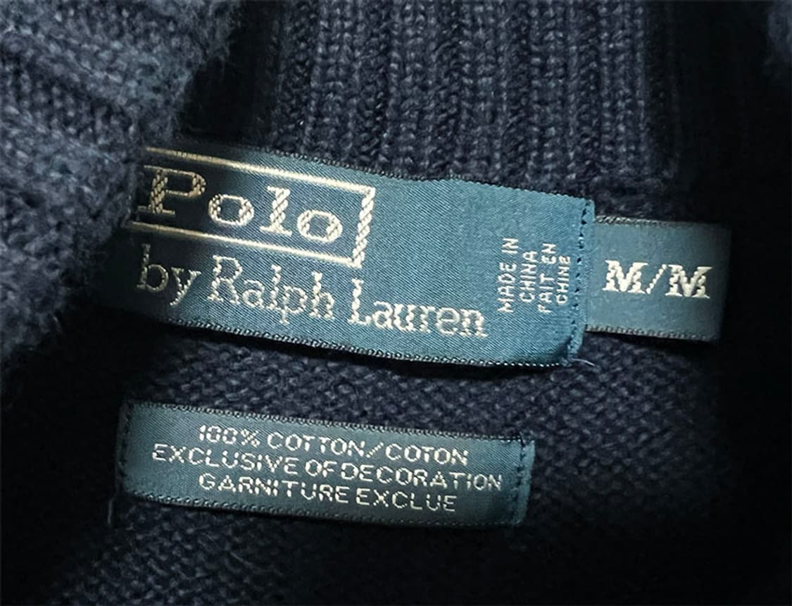 POLO 폴로 남자 반집업 니트 기본 XL 105 상품이미지3