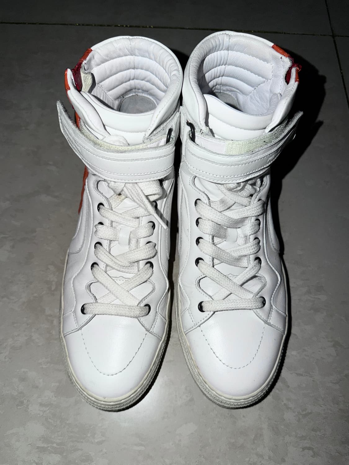 피에르하디 하이탑 스니커즈 화이트 270 상품이미지1