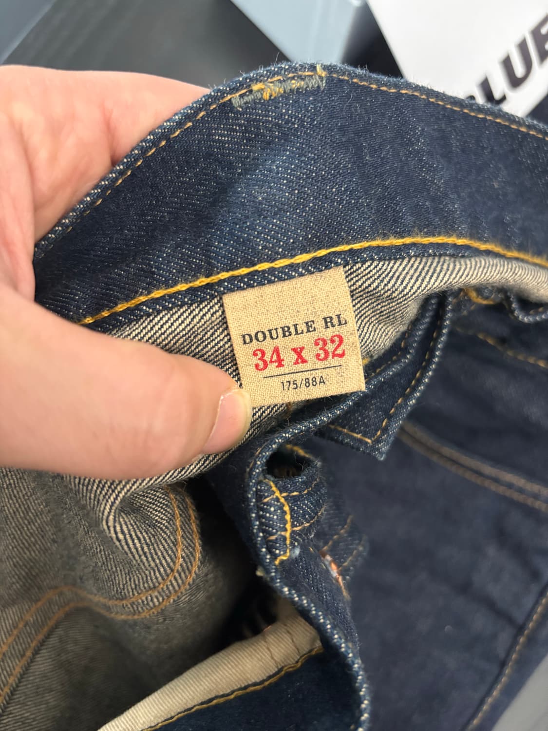 RRL 스트레이트핏 셀비지 진 상품이미지3
