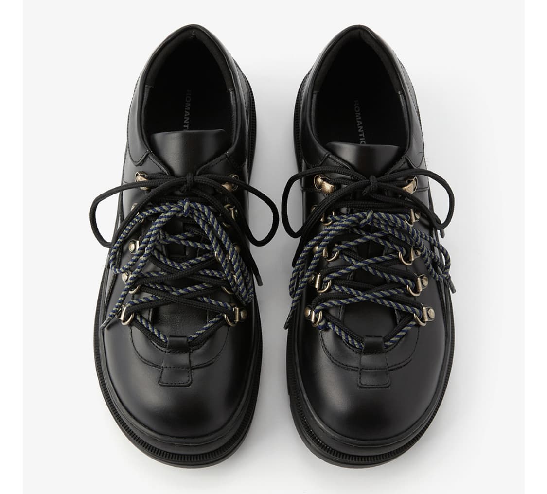 새상품(43)로맨틱무브 스모크 하이킹 슈즈 오일블랙 상품이미지4