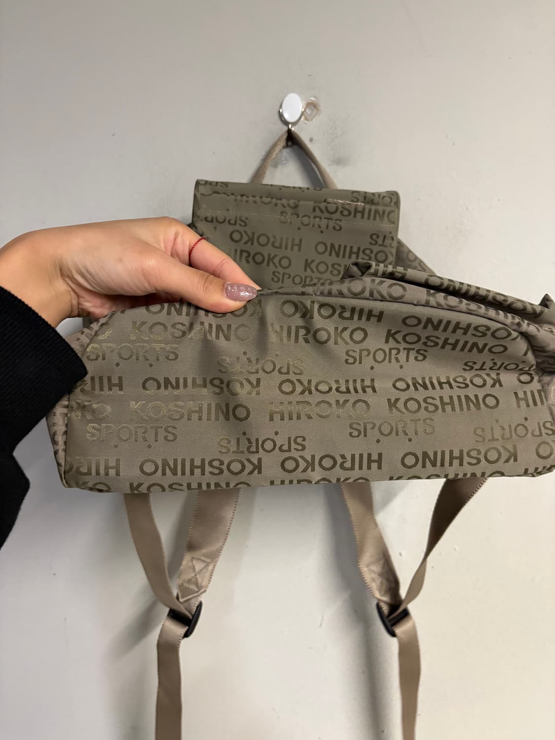 HIROKO KOSHINO SPORTS logo nylon backpac 상품이미지6