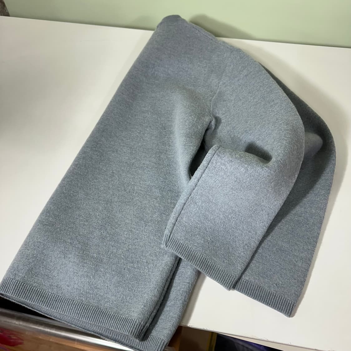 S 엘무드 스카이블루 울니트 상품이미지5