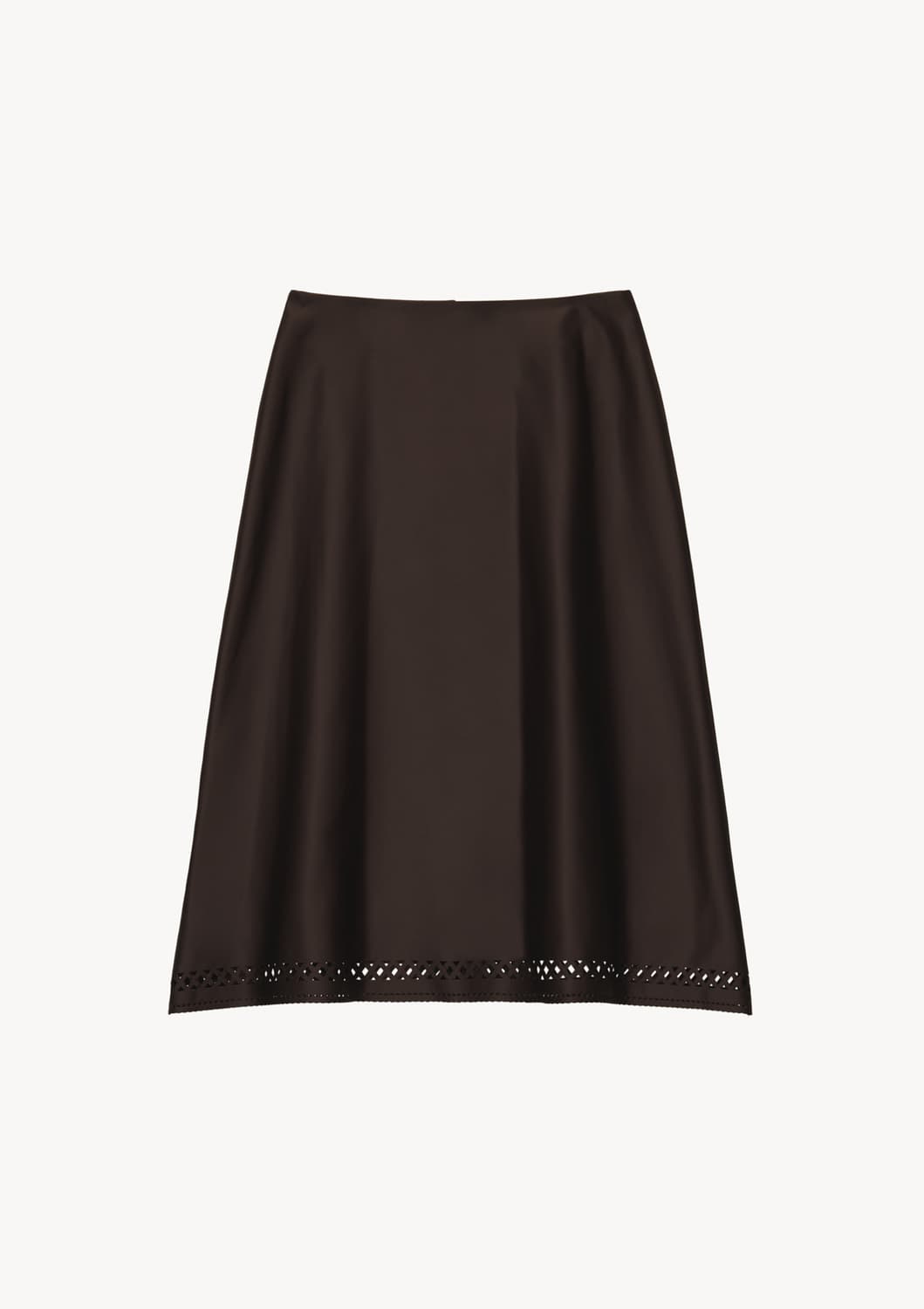 문달 Scallop Skirt in Brown 상품이미지3
