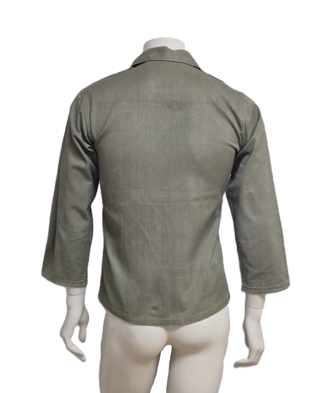 육군 구형 60~70년대 민무늬 전투복 상의 자켓 (S) 상품이미지4