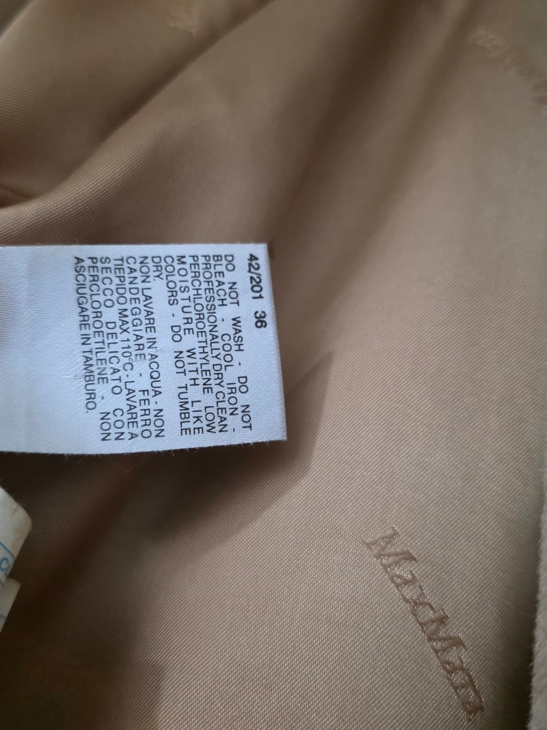 거의새거) 정품 막스마라 캐시미어 혼방 여성코트 상품이미지8