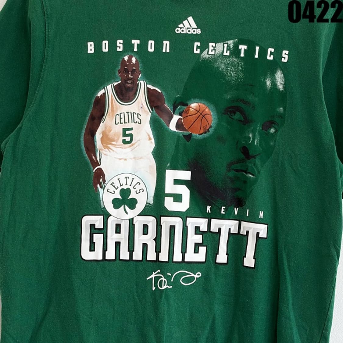 아디다스 NBA 보스턴 케빈 가넷 프린팅 반팔 티셔츠 100 0422 상품이미지4