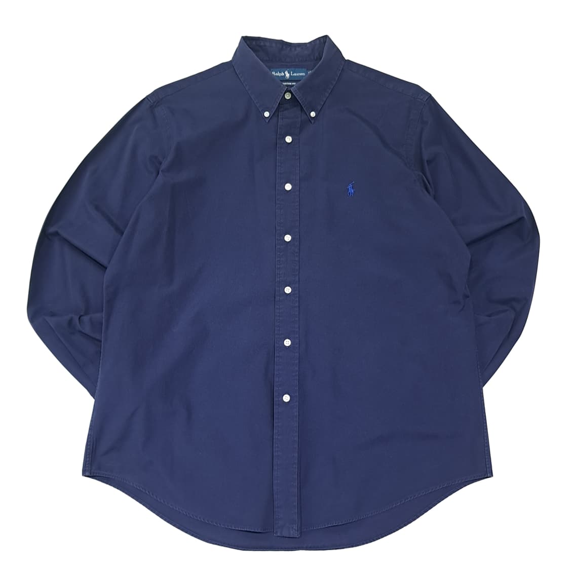 CL255 XL 폴로 00s 코튼 버튼다운 네이비 셔츠 남방 상품이미지1