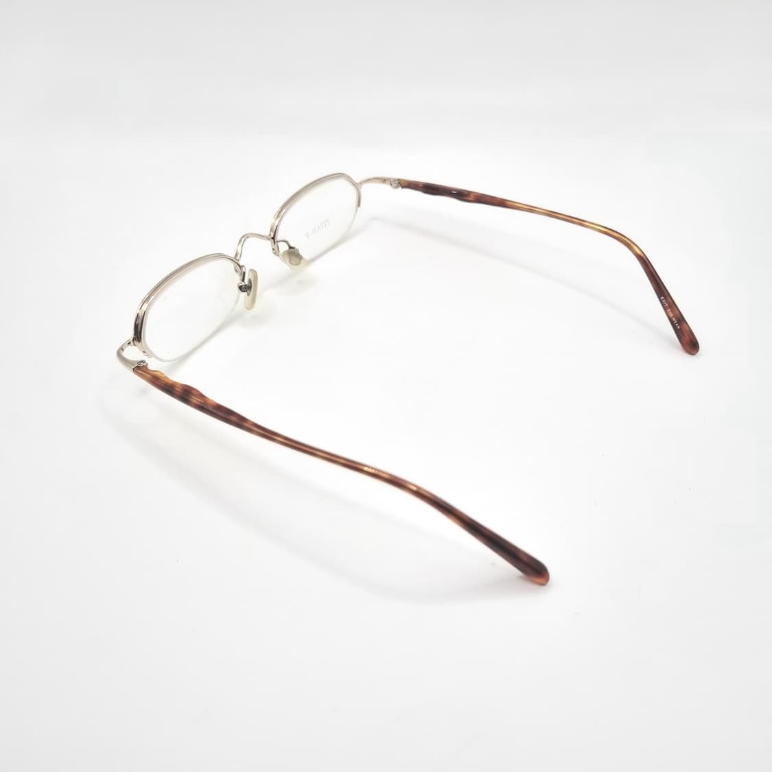 데드스탁   티타늄 반무테 골드 안경테  292 상품이미지4