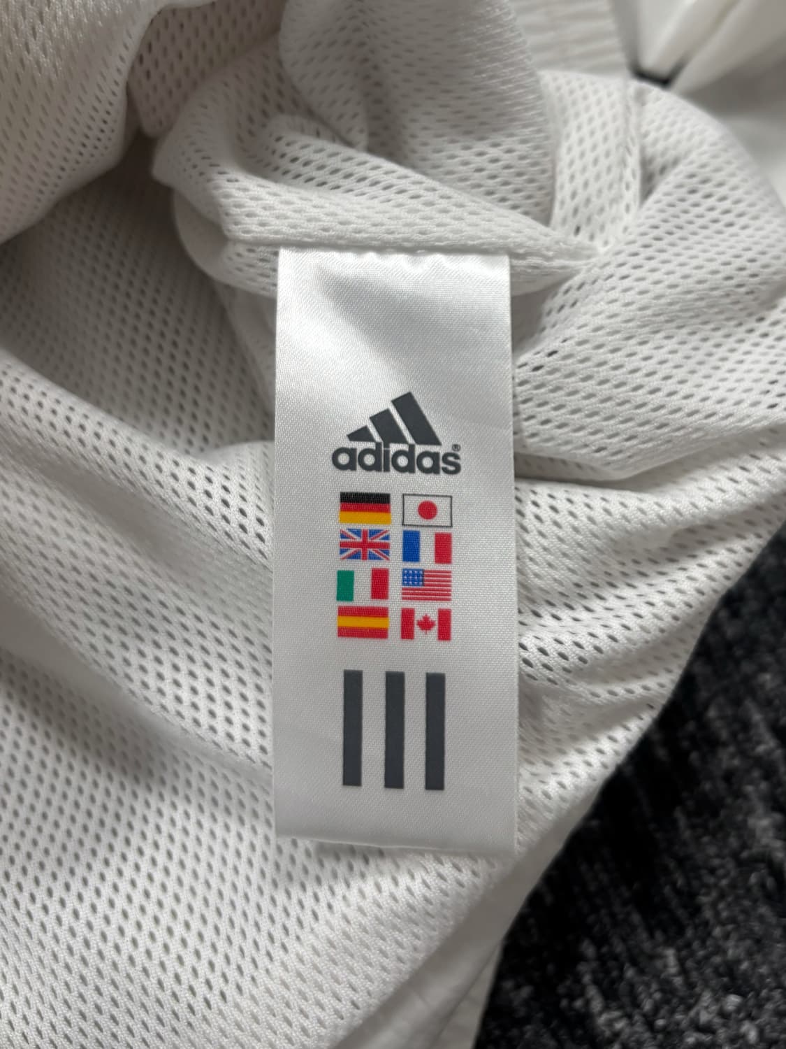 아디다스 화이트 바람막이 상품이미지8