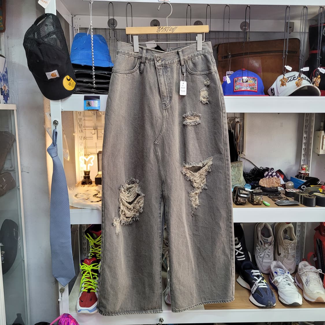 THEILMA 더일마 데님 롱 스커트 롱치마 상품이미지1