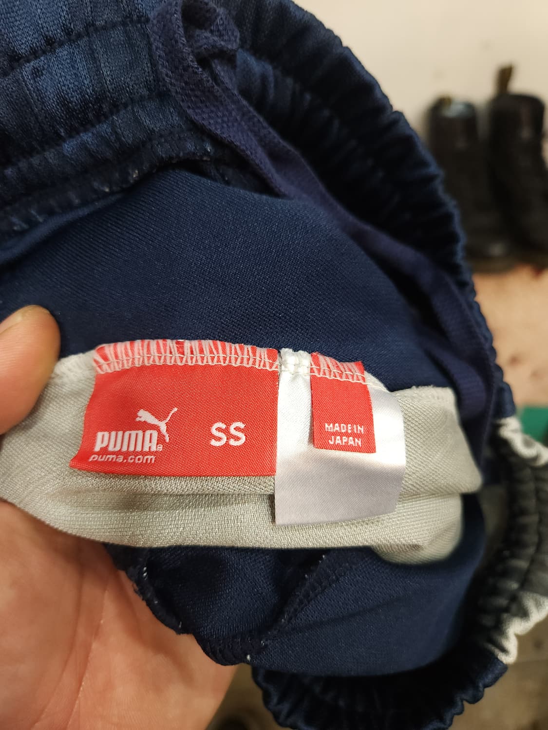 푸마 사이드라인 트레이닝 팬츠 일본판 네이비/그레이

 상품이미지6