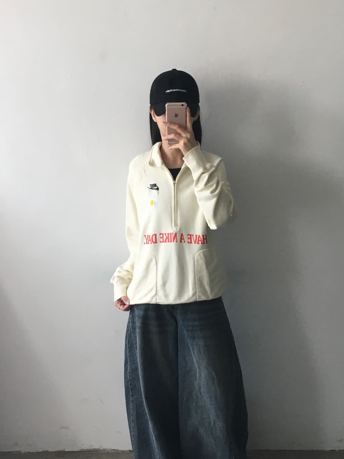 나이키 반집업 맨투맨 상품이미지1