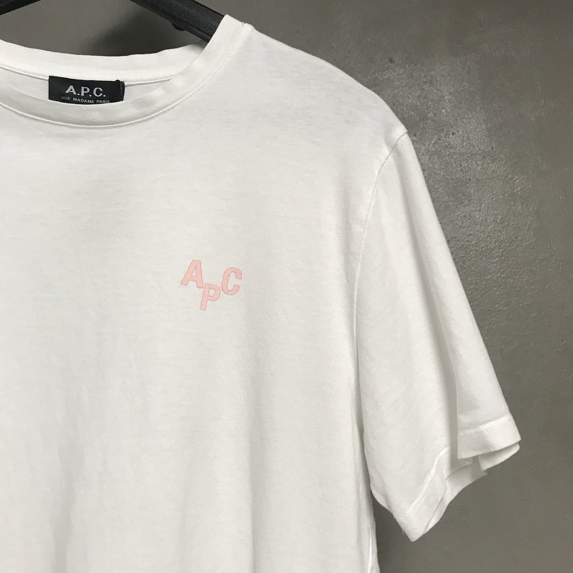 APC 아페쎄 반팔 티셔츠 화이트 XS(W) 상품이미지4
