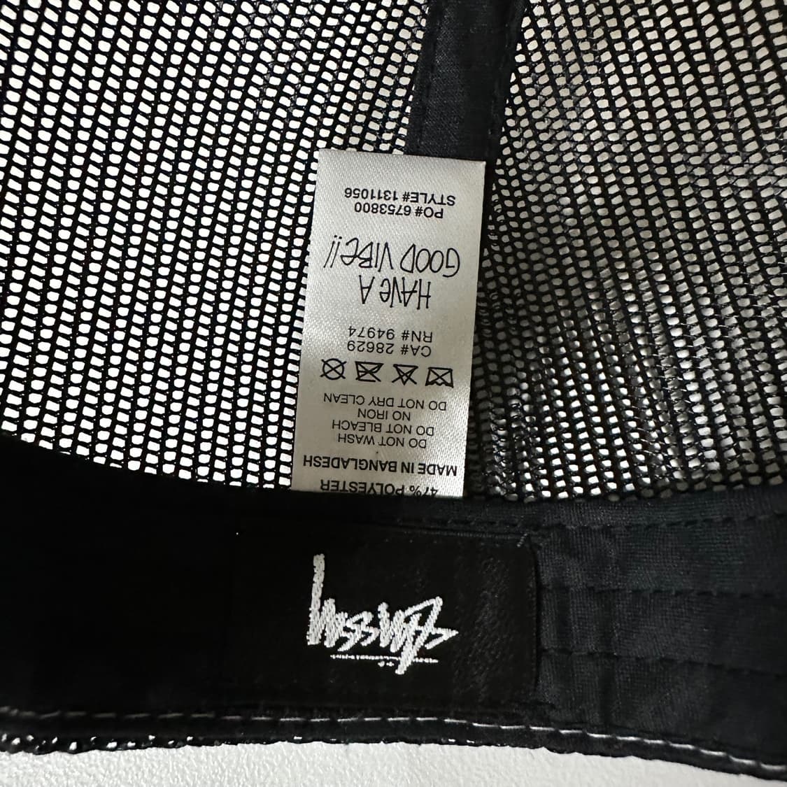 스투시 크라운 스탁 트러커 캡 블랙 상품이미지7