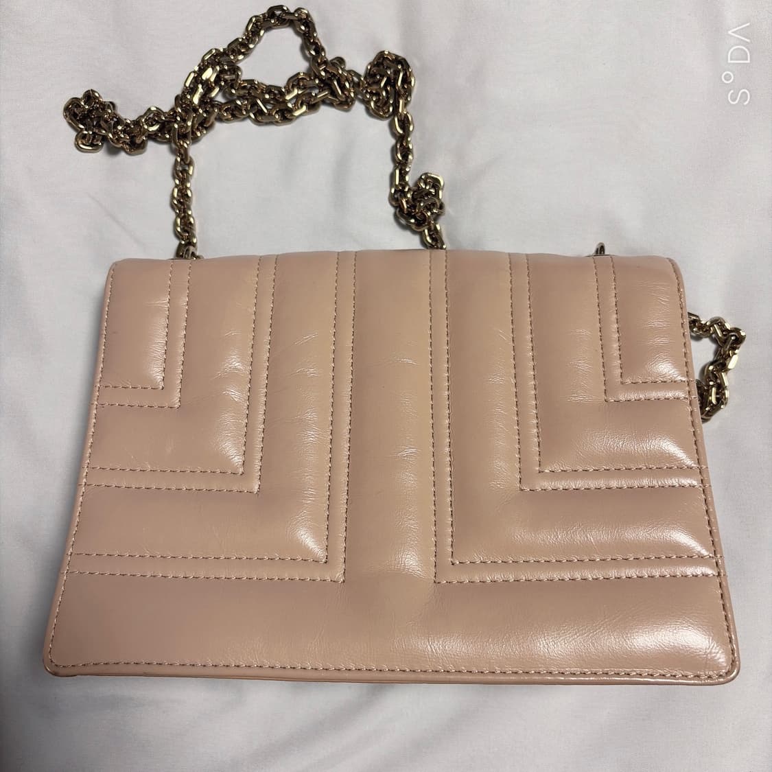 LANVIN 랑방 퀄팅 체인 크로스백 핑크베이지 상품이미지3