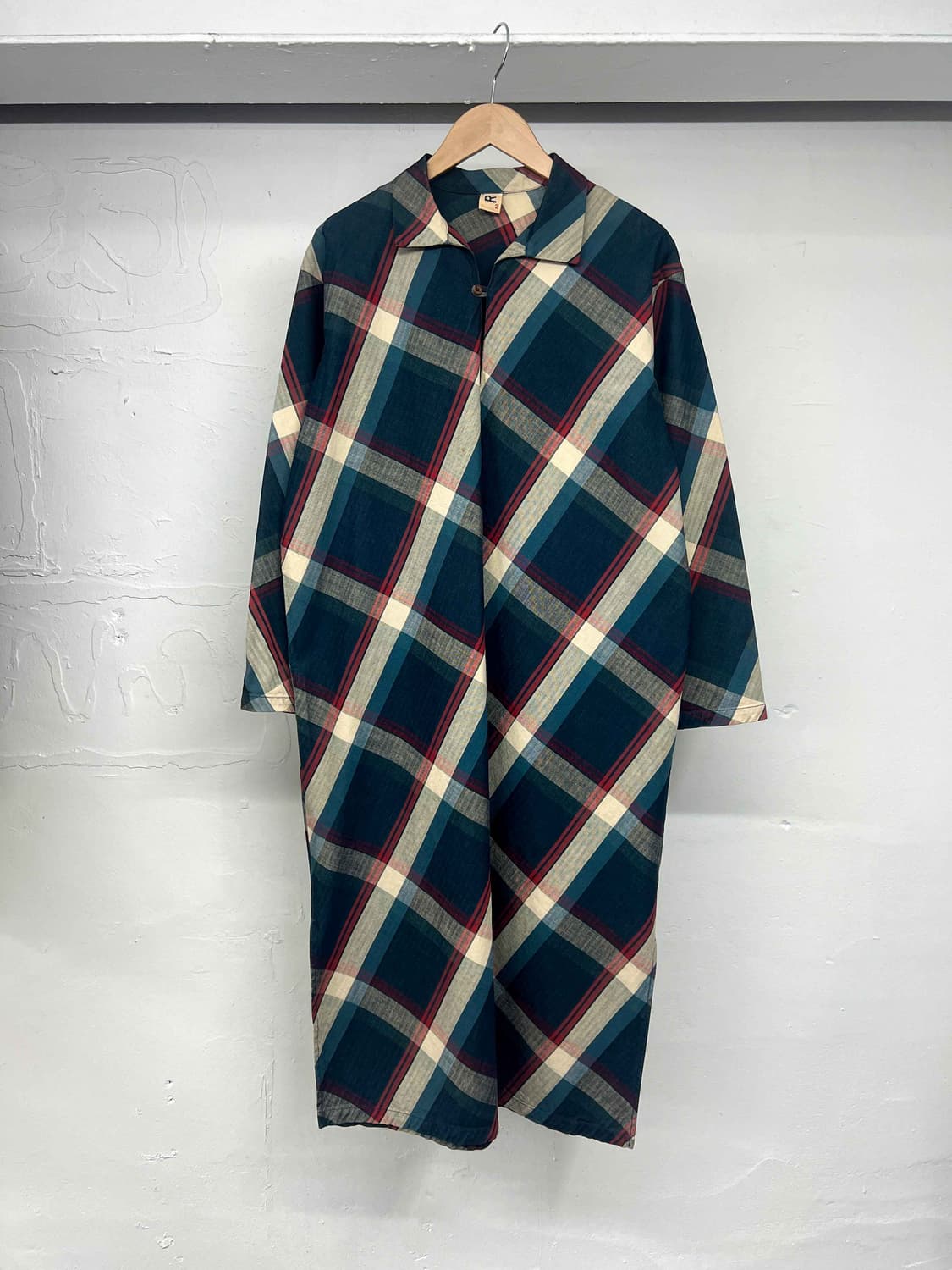 45rpm 헤링본 코튼 플란넬 원피스 상품이미지1