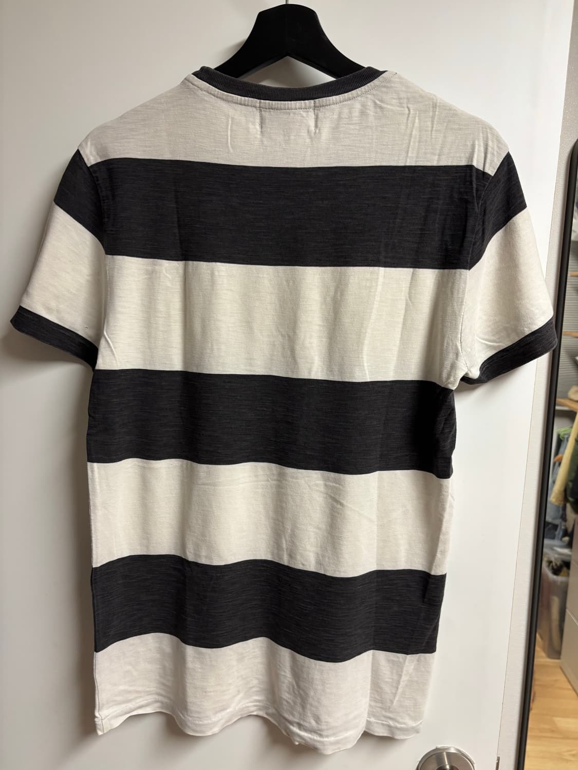 [S] RRL 스트라이프 티셔츠 블랙/화이트 상품이미지2