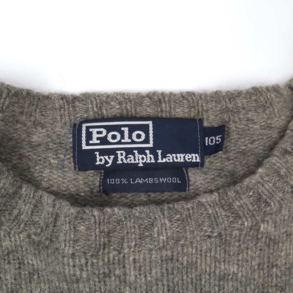 폴로 랄프로렌 그레이 램스울 니트 스웨터 상품이미지8