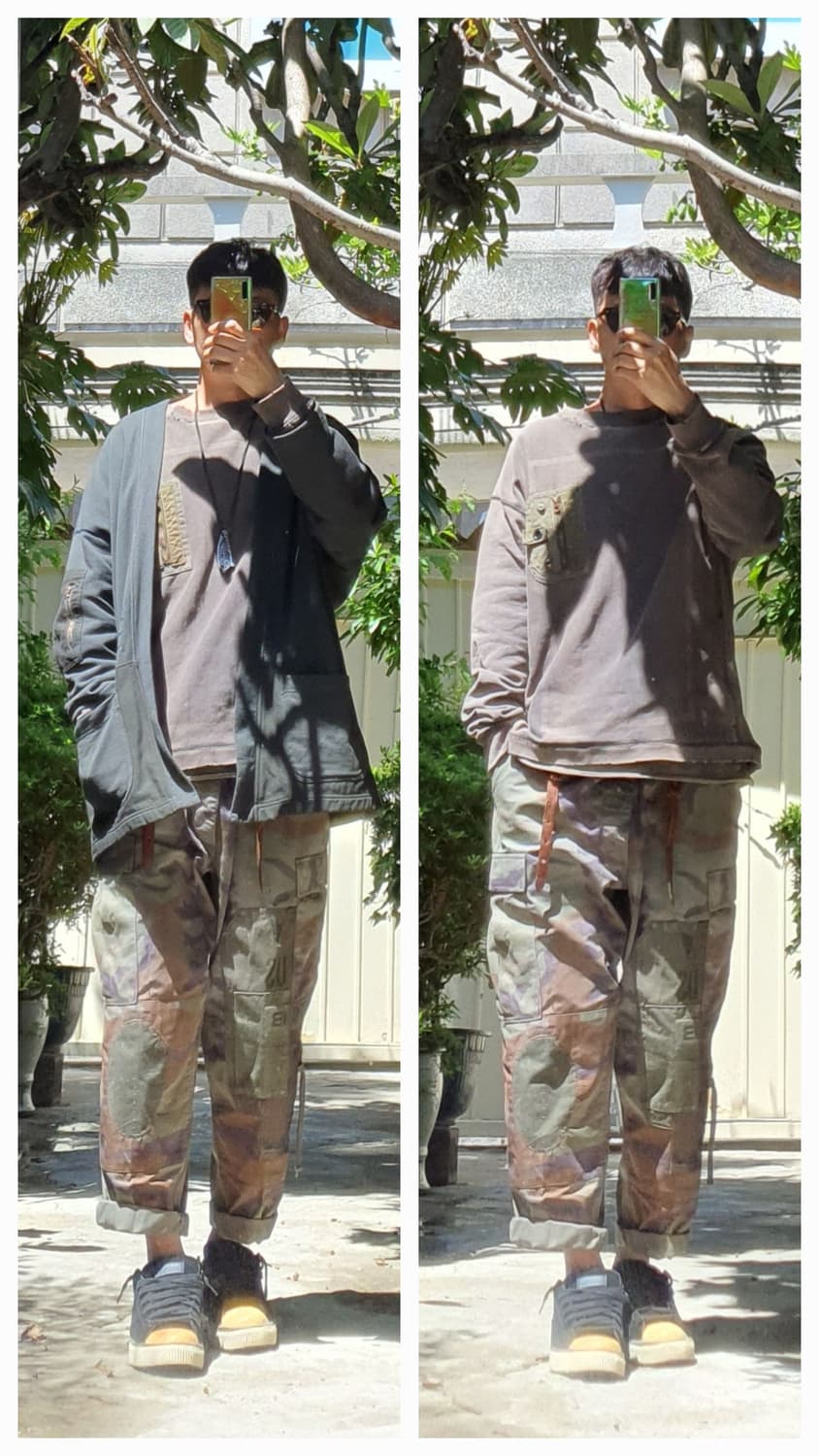  [착용컷 모음]us. army 우드랜드 카모팬츠 빈티지 커스텀  상품이미지3