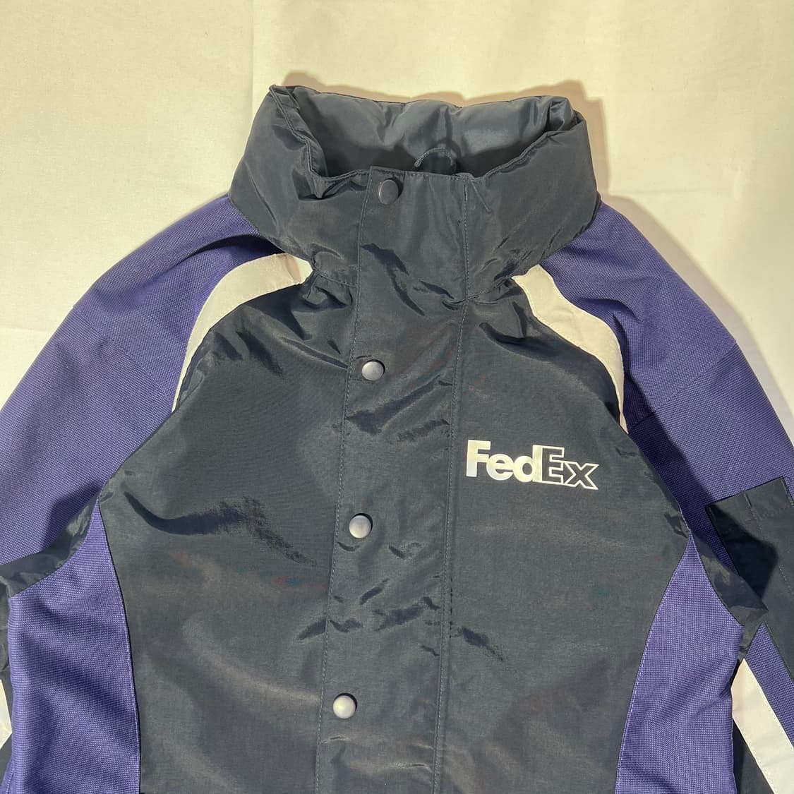 [XS]FEDEX 페덱스 스카치 바람막이 퍼플 배색 후드 자켓 상품이미지2