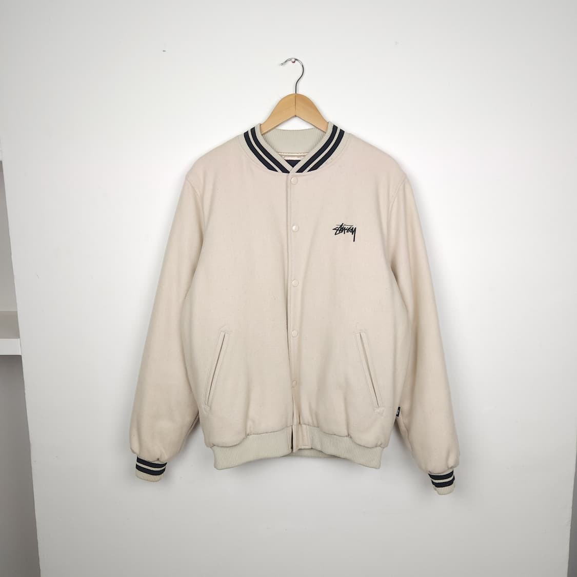 스투시 월드 트라이브 울 바시티 자켓 상품이미지2