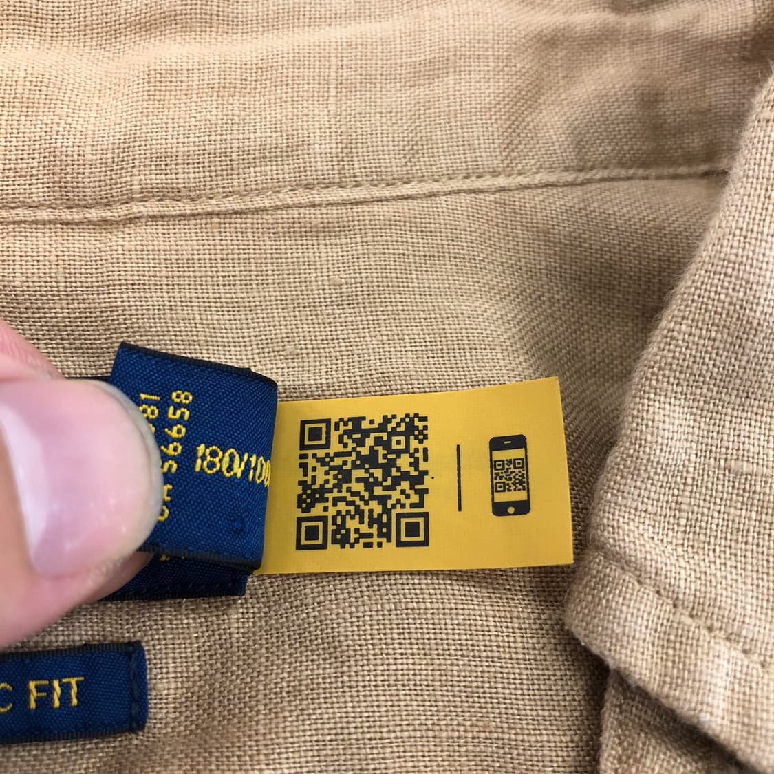 폴로 랄프로렌 [QR] 클래식핏 린넨셔츠 L 상품이미지6
