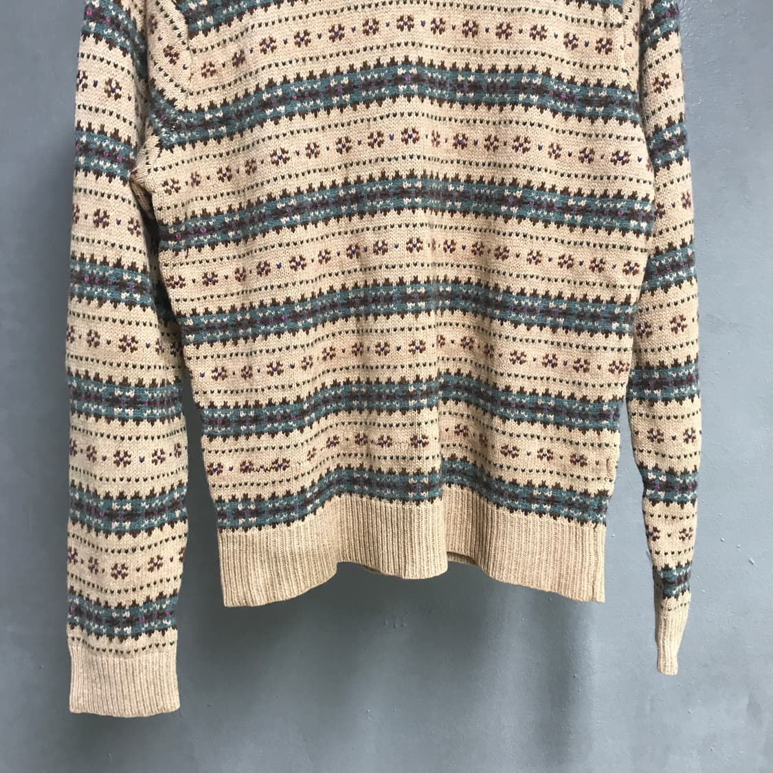 폴로 랄프로렌 페어아일 브이넥 니트 100 상품이미지3