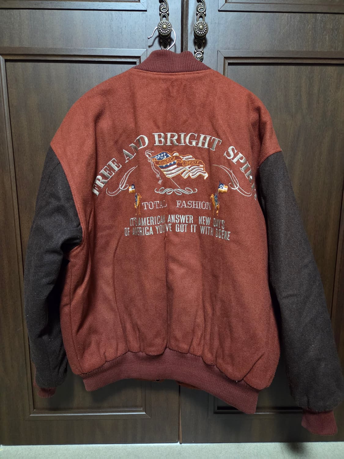 90's 빈티지 자수 봄버지켓 상품이미지2