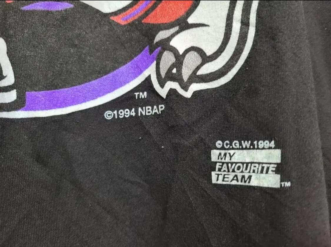 1994 NBA 토론토 랩터스 빈티지티셔츠 상품이미지5