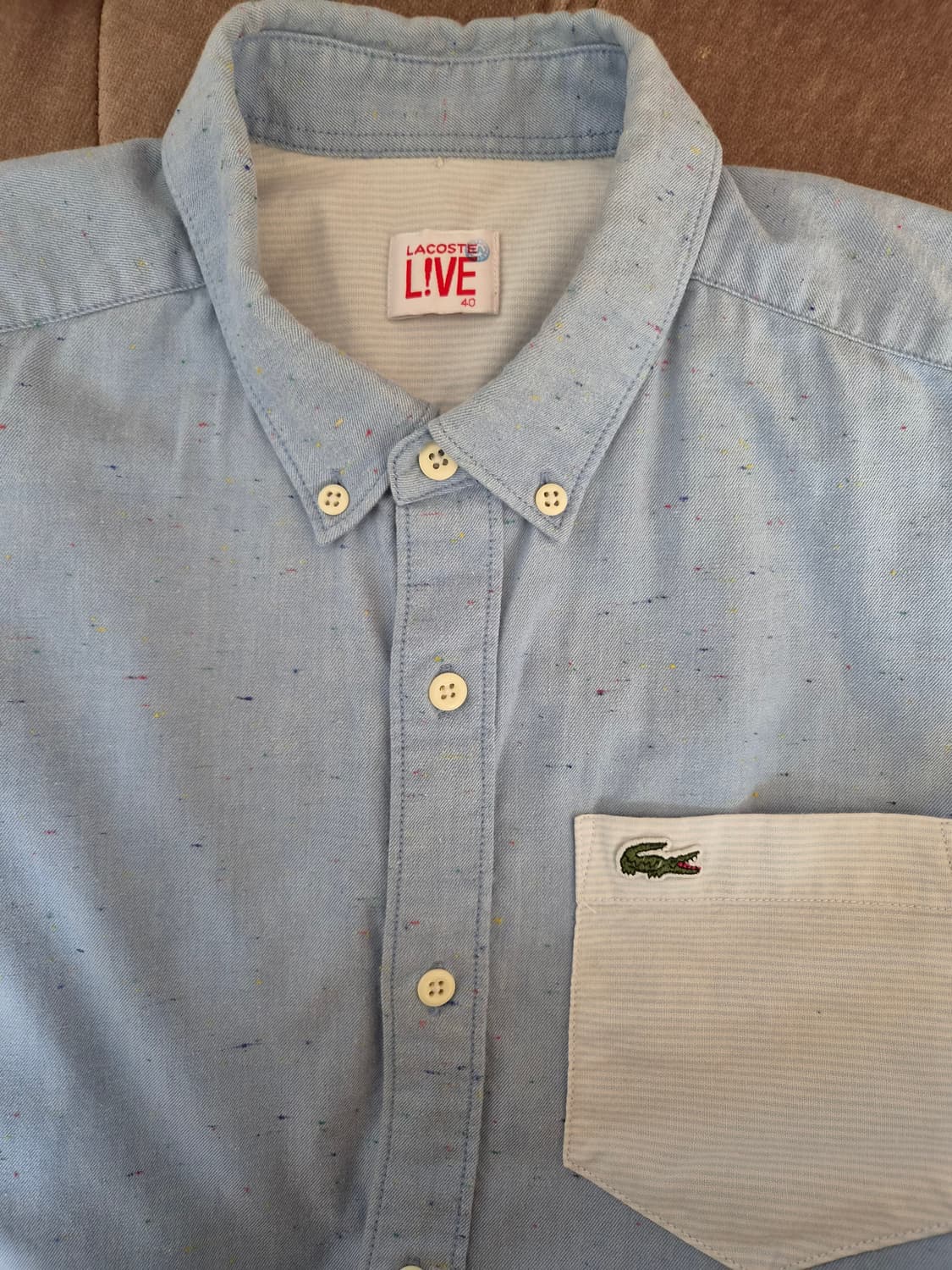 라코스테 남성 버튼다운솔리드셔츠 50사이즈 상품이미지6