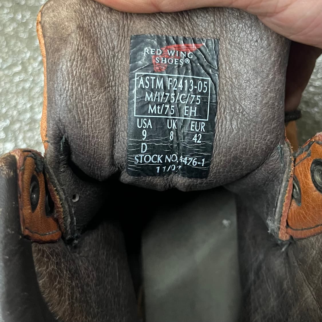 빈티지 레드윙 워크 부츠 (265) 상품이미지6