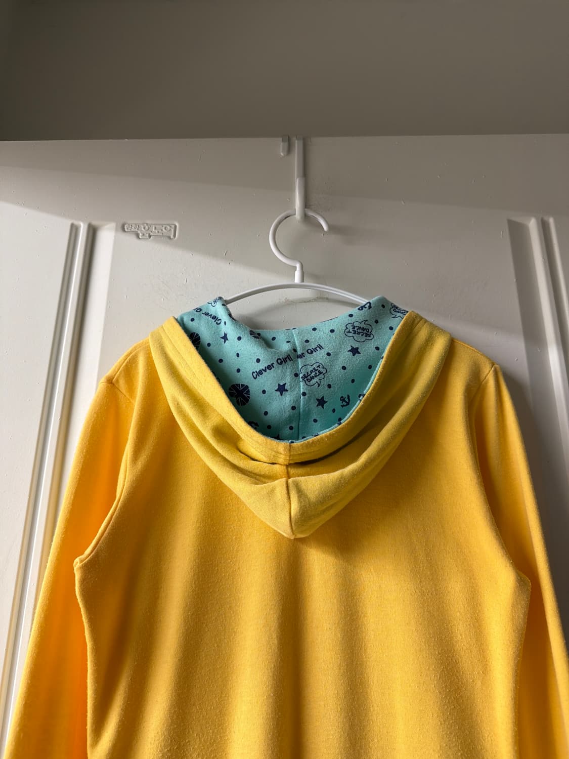 일본빈티지 키치 엘로우 후드집업 상품이미지9