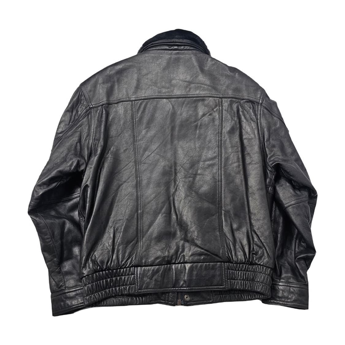 WORLD POLO 양가죽 봄버 자켓 XL 상품이미지2