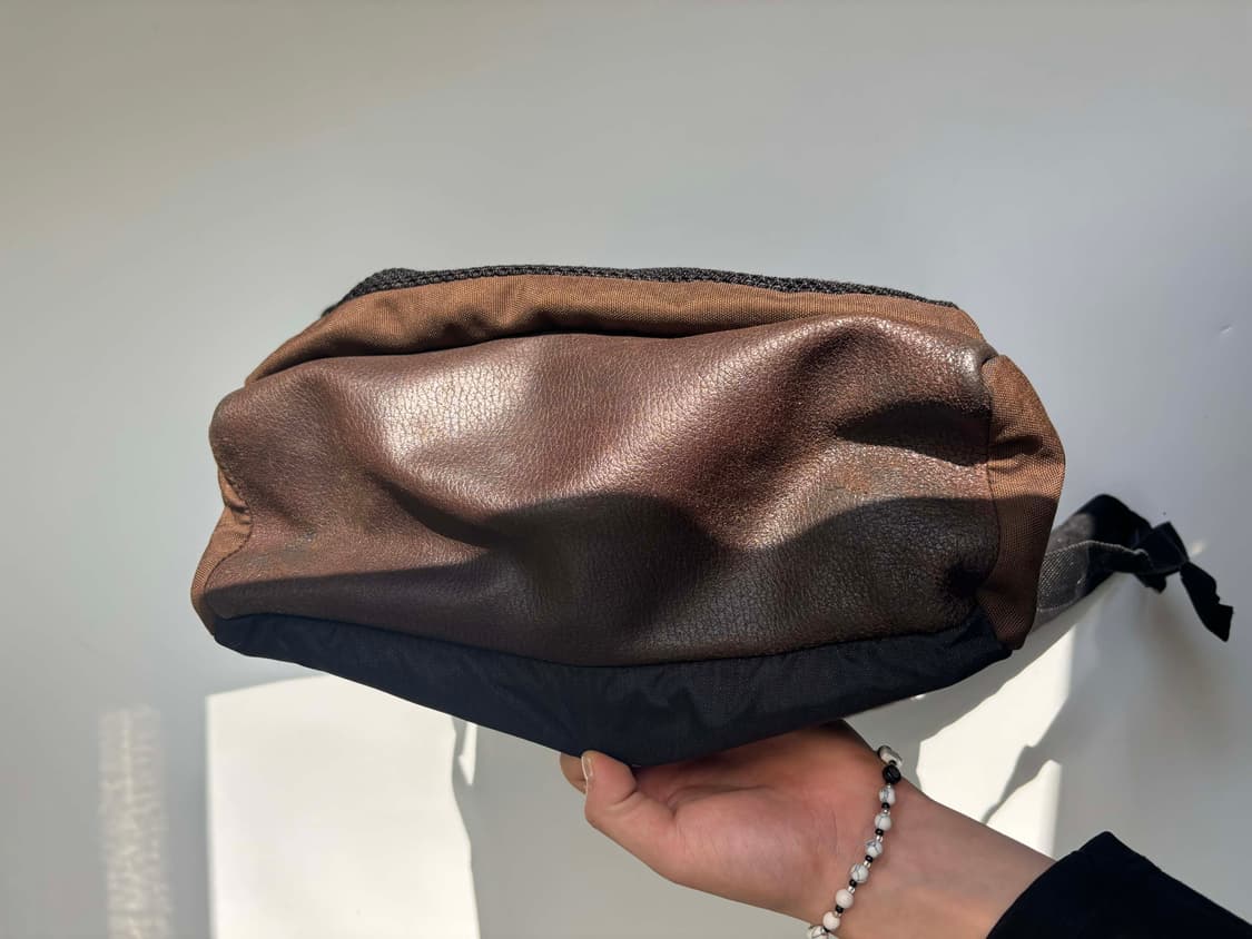 90s 이스트팩 가죽 백팩 브라운 made in usa 상품이미지4