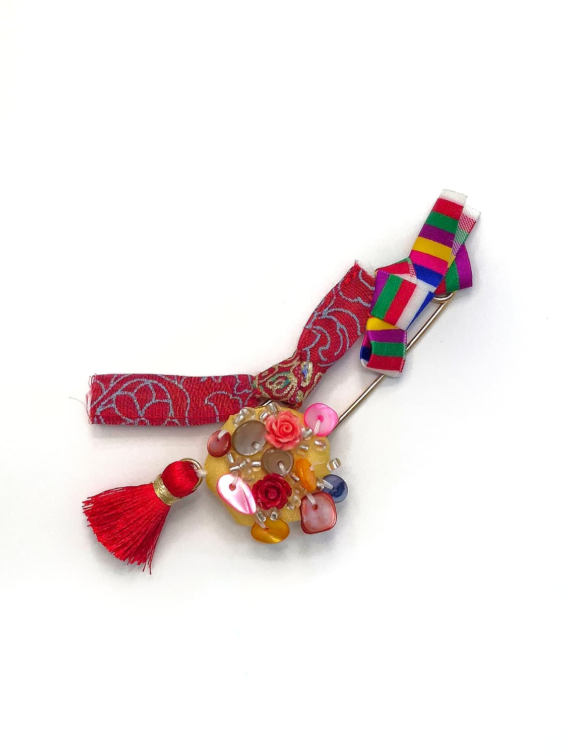 [브로치] 자개 saekdong brooch v red 상품이미지3