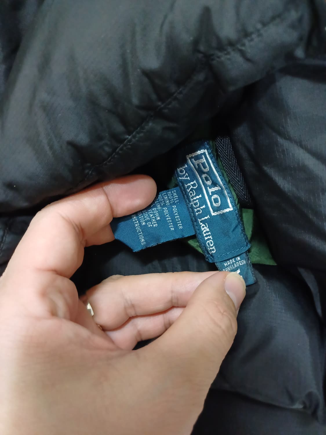 폴로 랄프로렌 빈티지 다운자켓 M사이즈  상품이미지2