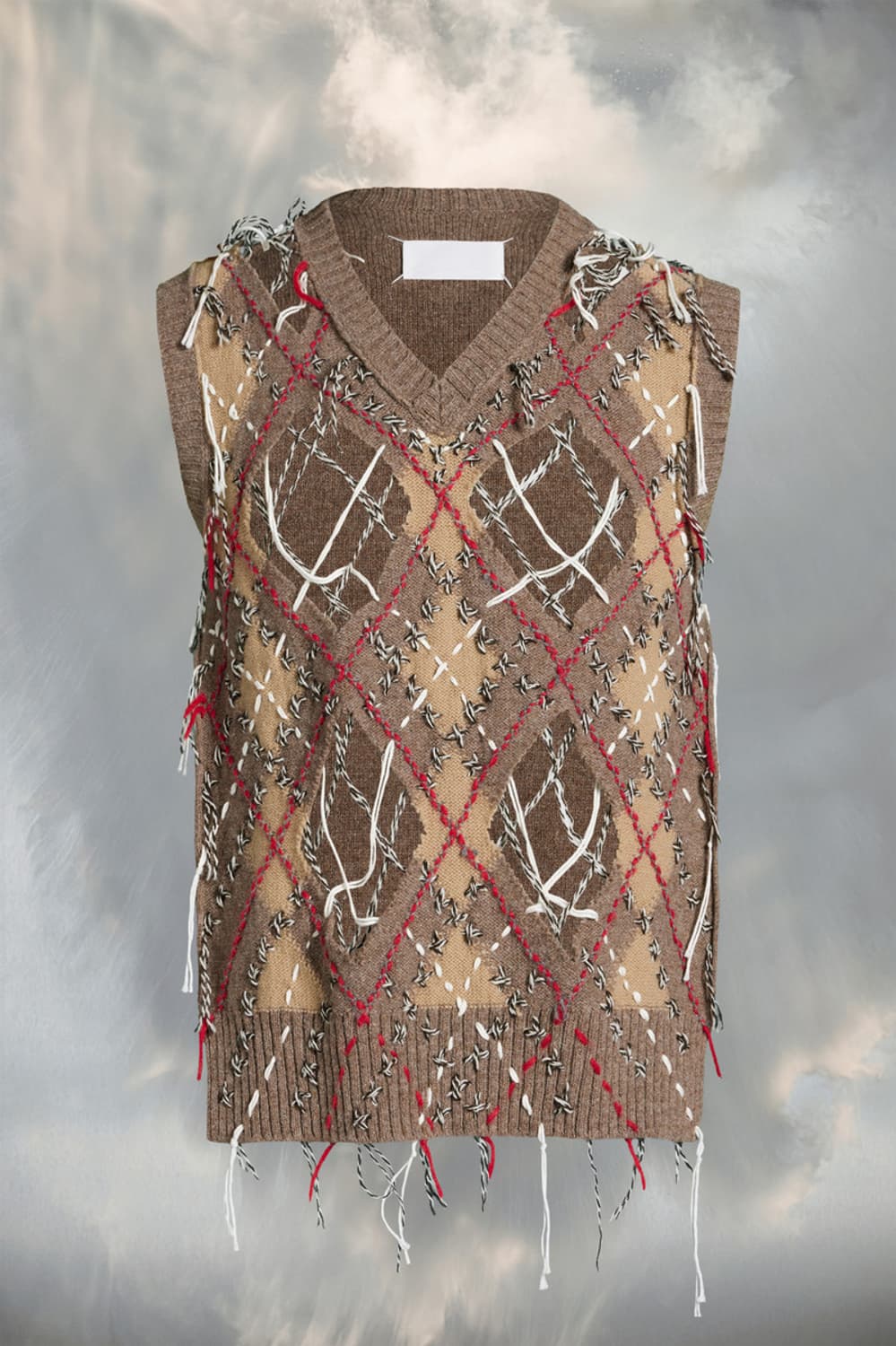 메종 마르지엘라 컷아웃 탱크 베스트 상품이미지1