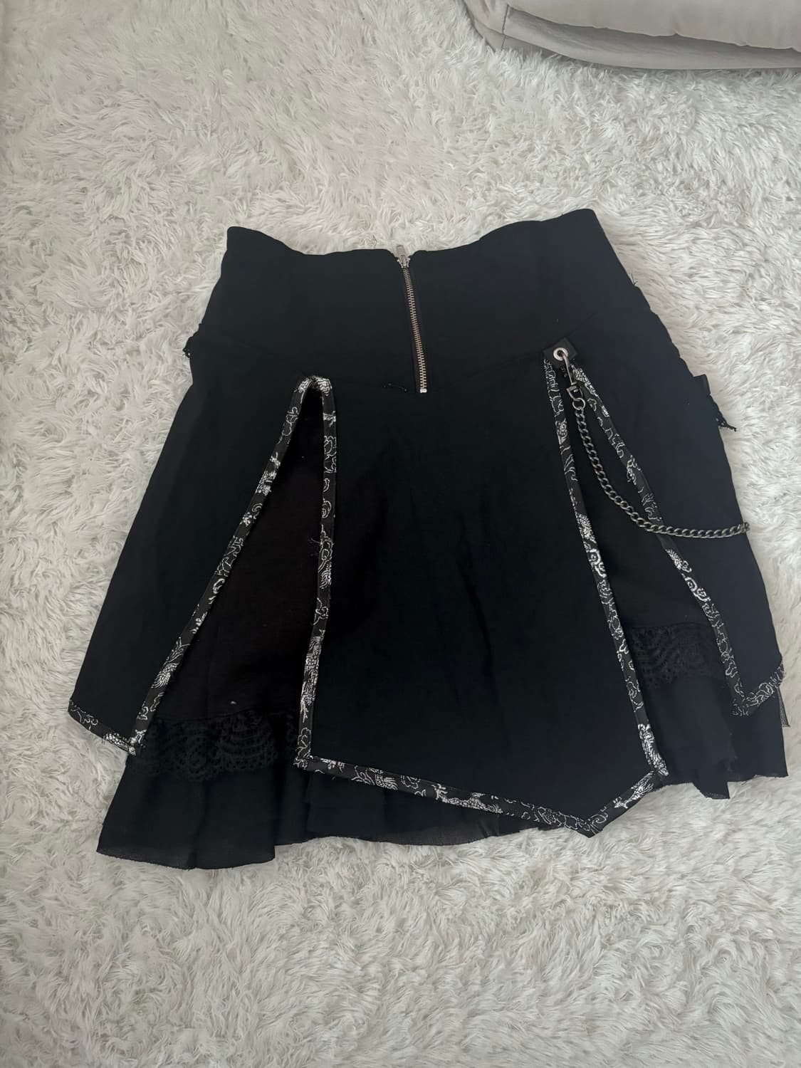 오즈온 Ozzon 오리엔탈 체인 랩스커트 상품이미지3