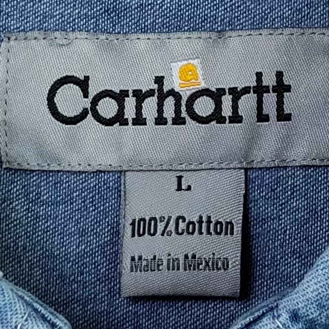 XL 칼하트 데님 셔츠 상품이미지3
