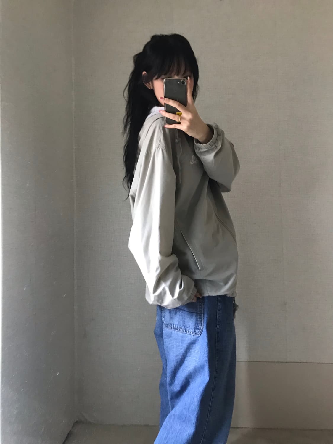 아디다스 90s 뮤트카키 바람막이 상품이미지3